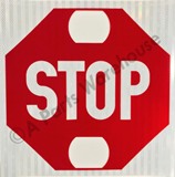 Stop Arm Decal - with Holes