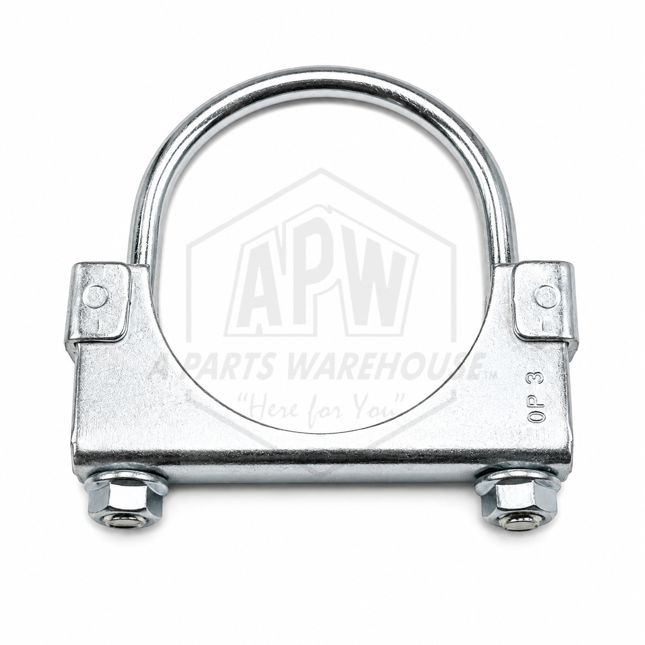 Heavy-Duty U-bolt Exhaust Clamp - 3"