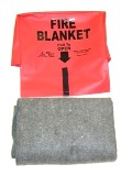 Fire Blanket with Storage Pouch