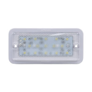 DL1500 Series 3" X 6" Rectangle White Premium 15 LED Dome Light