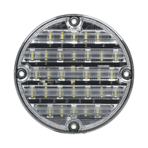 7" Round Backup, White LED, 750 Series