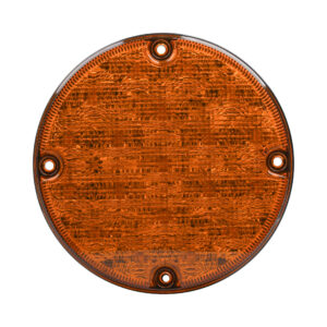 7" Round Rear Turn Amber LED