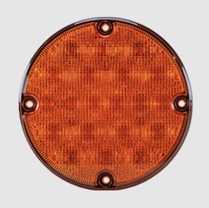 700 Series 7" Round Amber Warning, 2 Wire