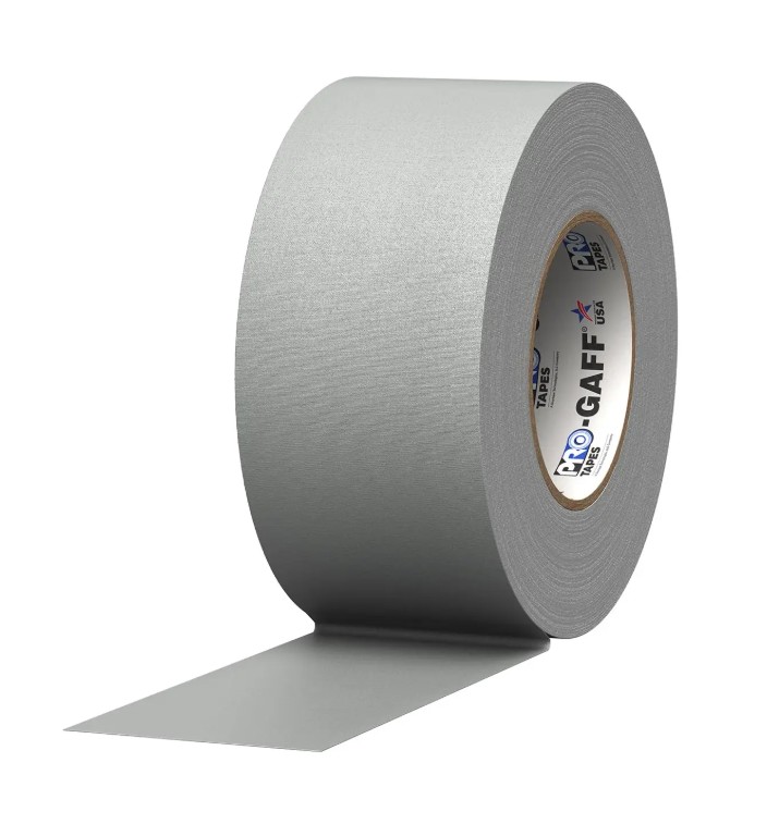 Pro Gaff Cloth Gaffer Tape - 3 Inches x 55 Yards - Gray