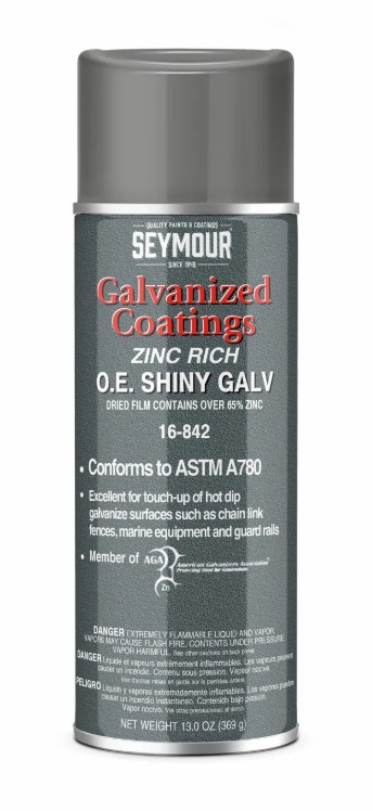 Seymour Galvanized Coating, OE Shiny Galv, 13 oz
