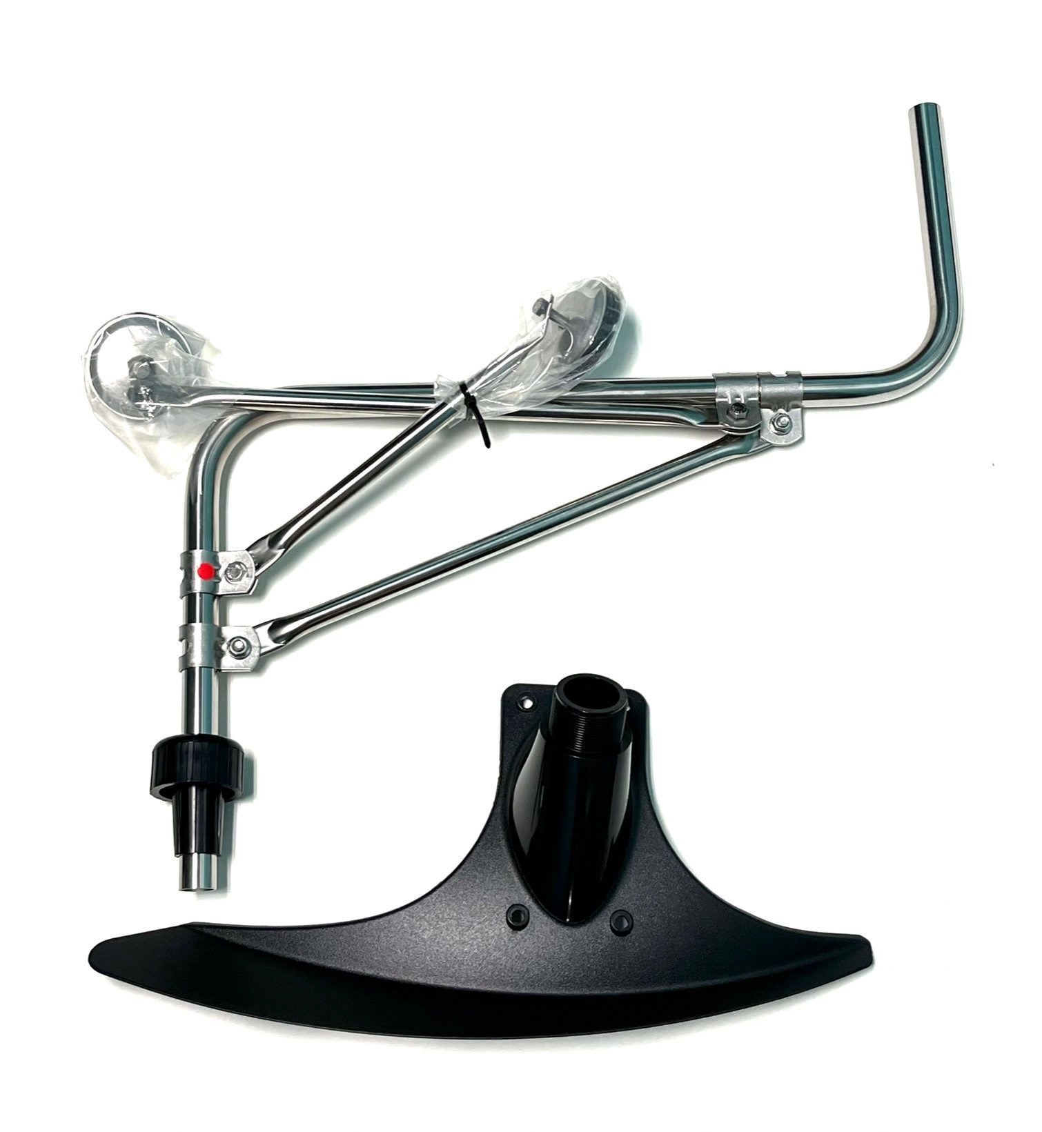 IC CE Hi-Def, Left Side '05+ Base w/ Visor and Arm STAINLESS