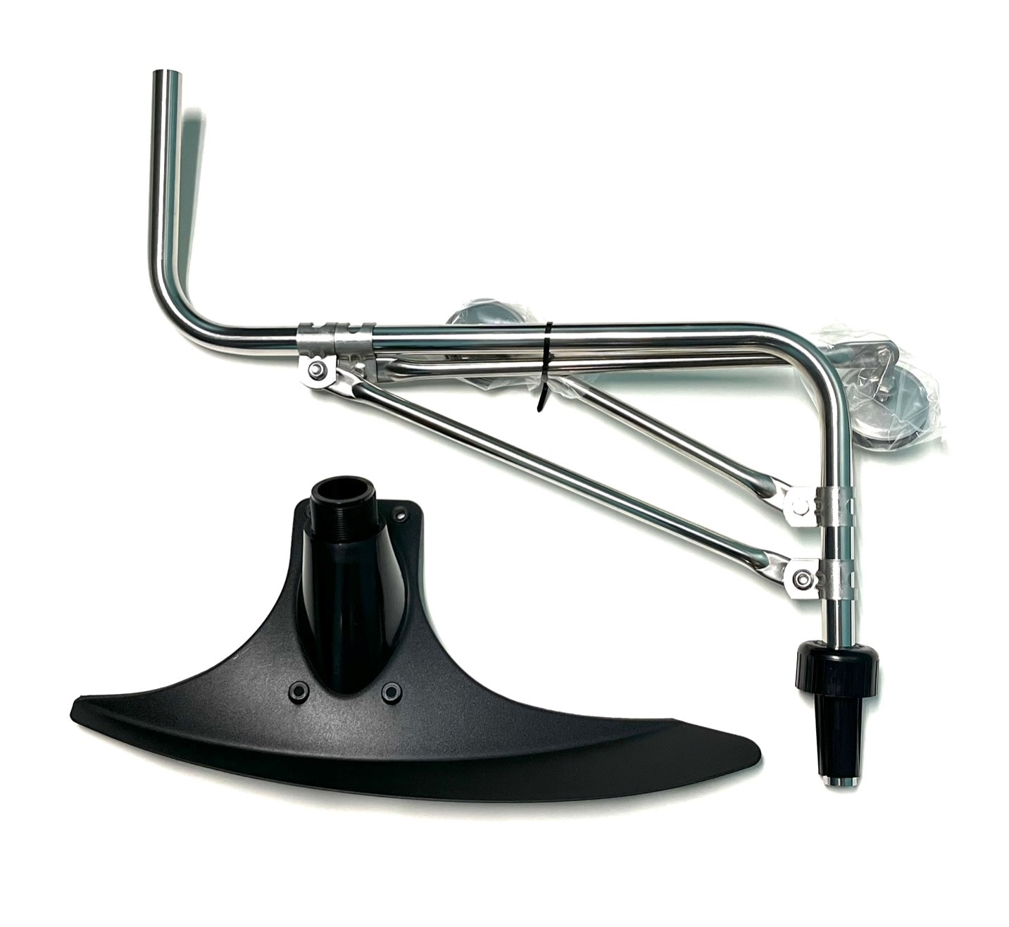 IC CE Hi-Def, Right Side '05+ Base w/ Visor and Arm STAINLESS