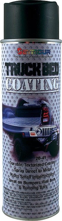 Seymour TRUCK BED Coating Spray Paint - Black