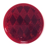 Stick-On Reflector Red