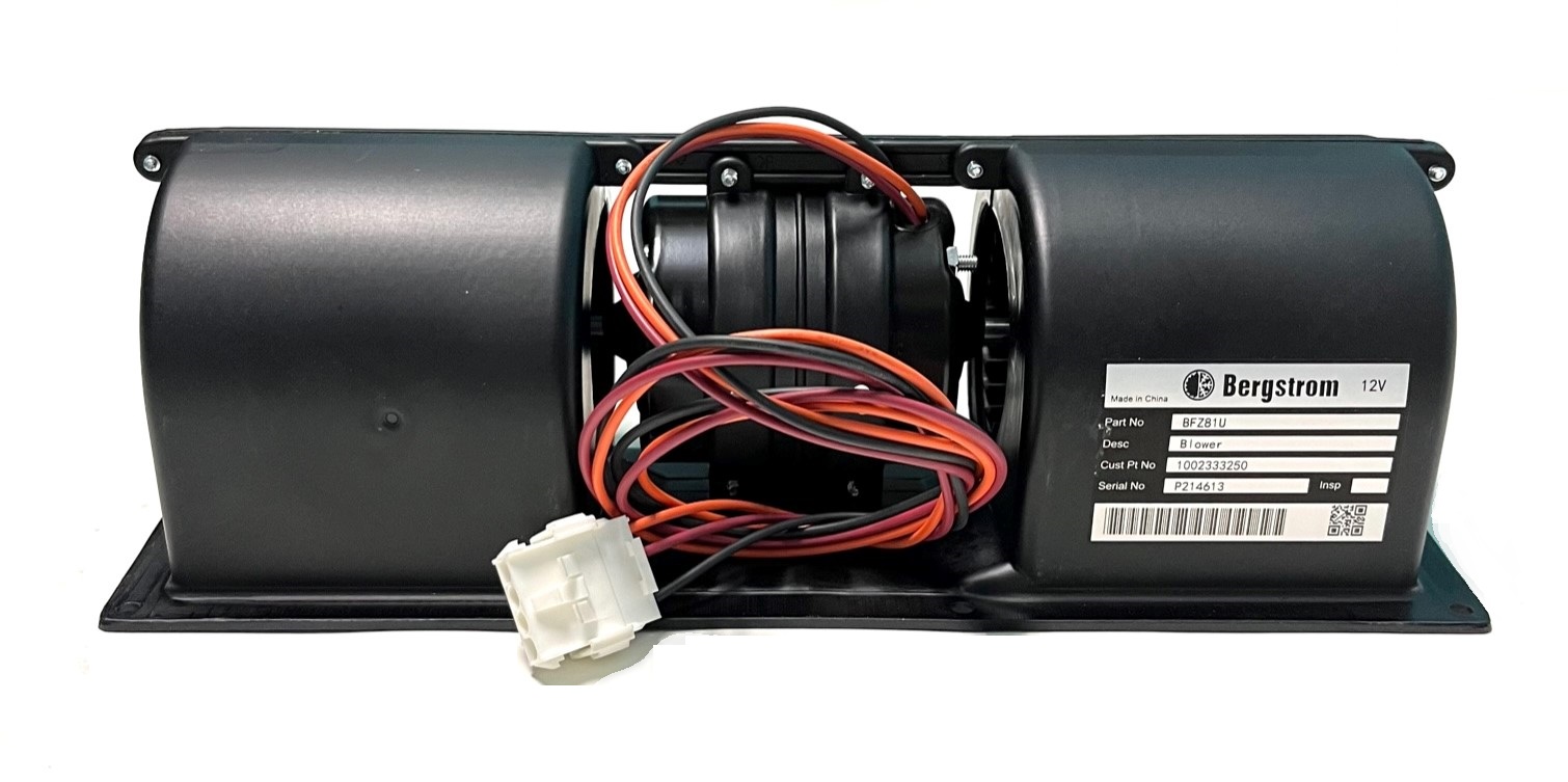 thumbnail interactive-video image 1 of Bergstrom 12V 3-Speed Blower Assembly – BFZ82, Replaces 1000033591, 10016426, 1000304978 1 of 2