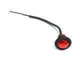 LED Marker Lamp RED Grommet Mount