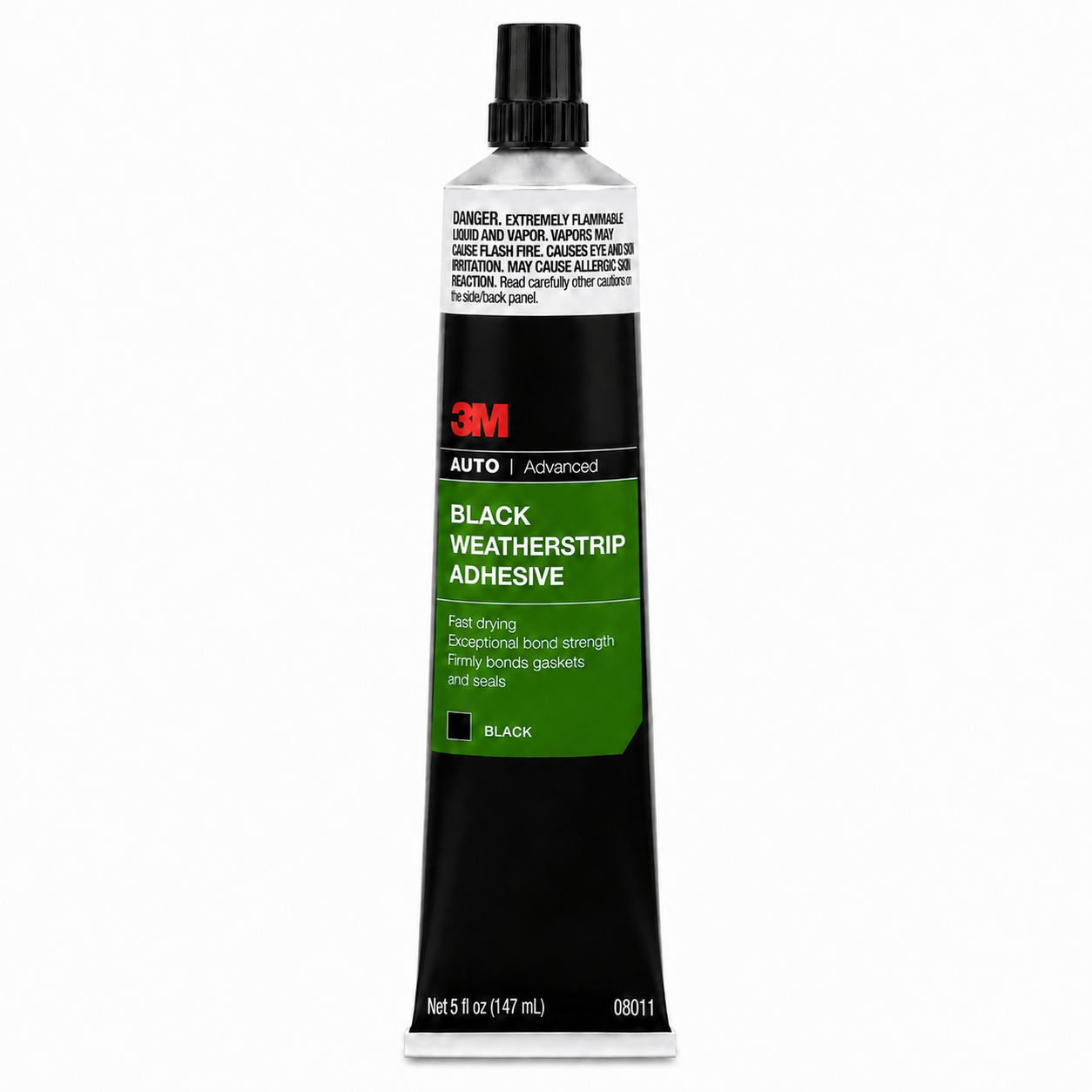 3M Black Weatherstrip Adhesive, 5oz