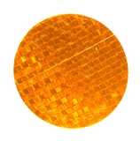 Stick-On Tape Reflector Amber