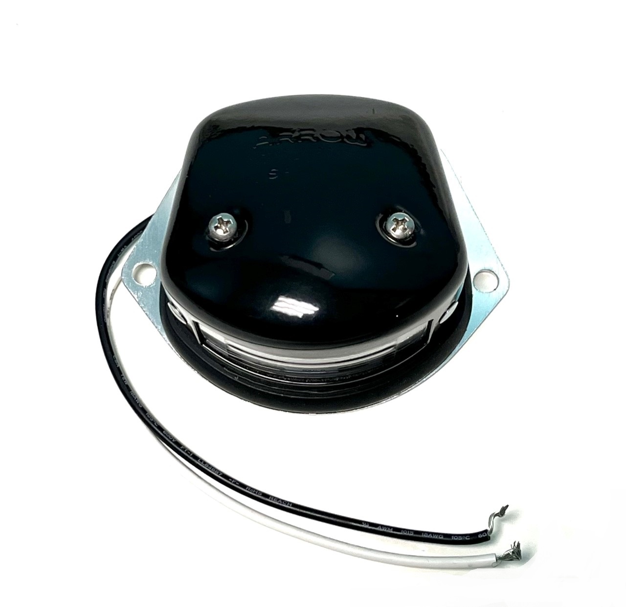 License Light, No Bracket. 2 Wire LED, BLACK