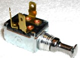 Push-Pull Switch (SPST, OFF/ ON/ ON, Normally OFF)