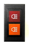 Pilot Light for Amber/Red Warning Lights