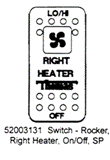 Thomas Rocker Switch Right Heater