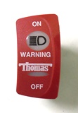 Thomas Curved Rocker Switch Warning