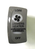 Thomas Curved Rocker Switch Drivers Heater