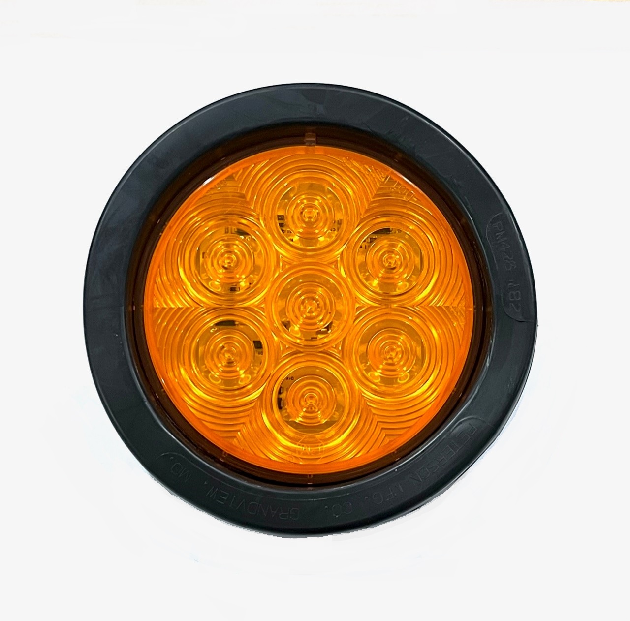 4" LED Turn Light, Grommet-Mount & Plug Kit