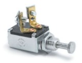 Door Momentary Switch (SPST, Normally ON - OFF with Plunger, Spring Return To ON) Thomas