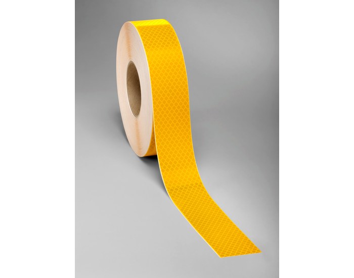 Fluorescent Yellow Reflective Tape 1 in x 150 ft