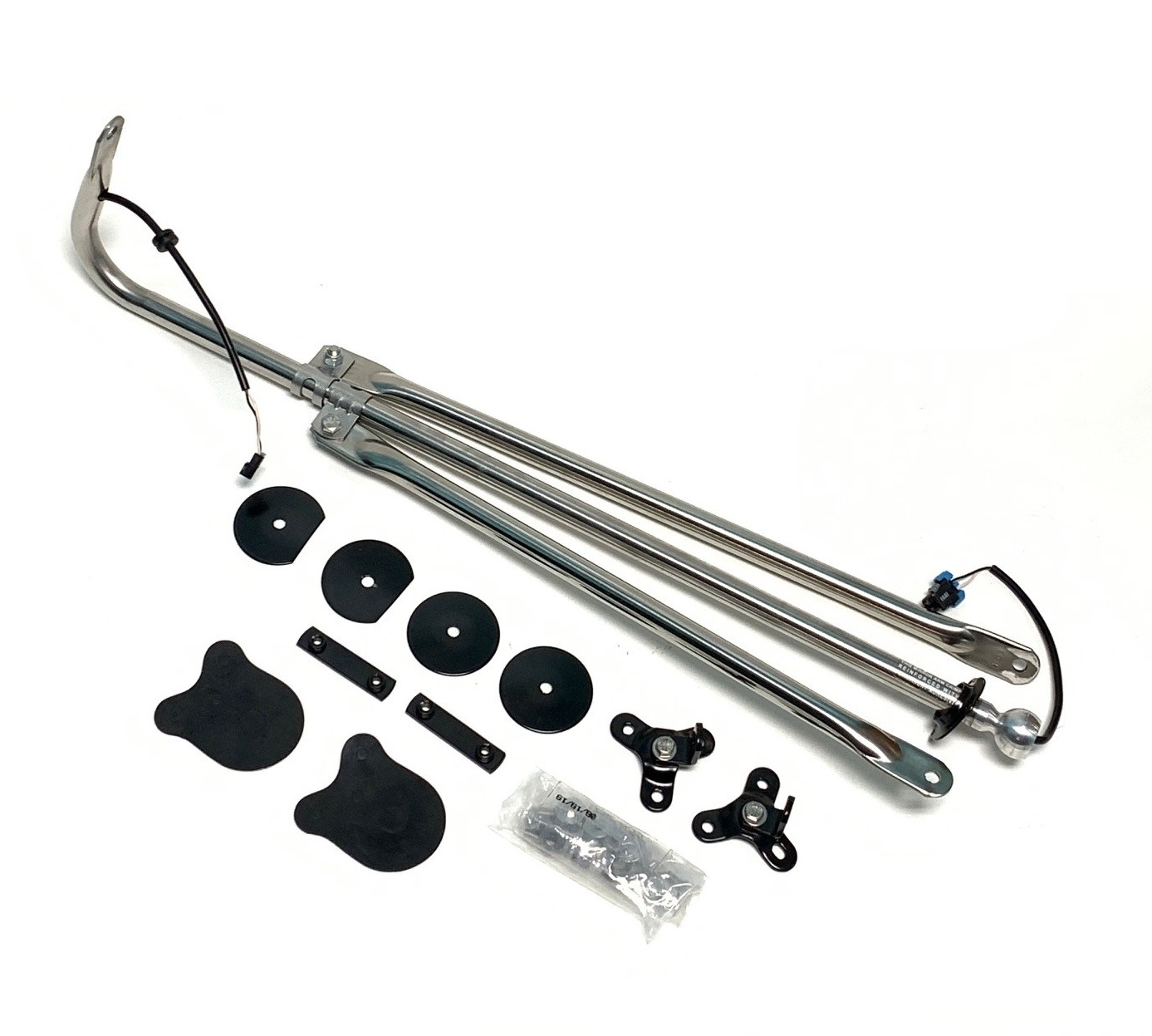 Thomas C2 Passenger Side Arm Assembly, Heated, Stainless Steel Fixed Mount