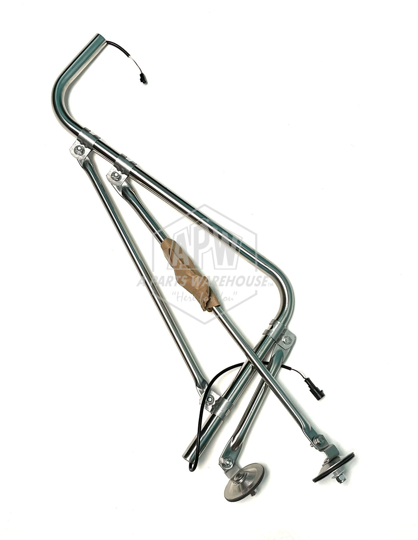  Blue Bird Crossview Arm Assembly, Passenger Side, STAINLESS