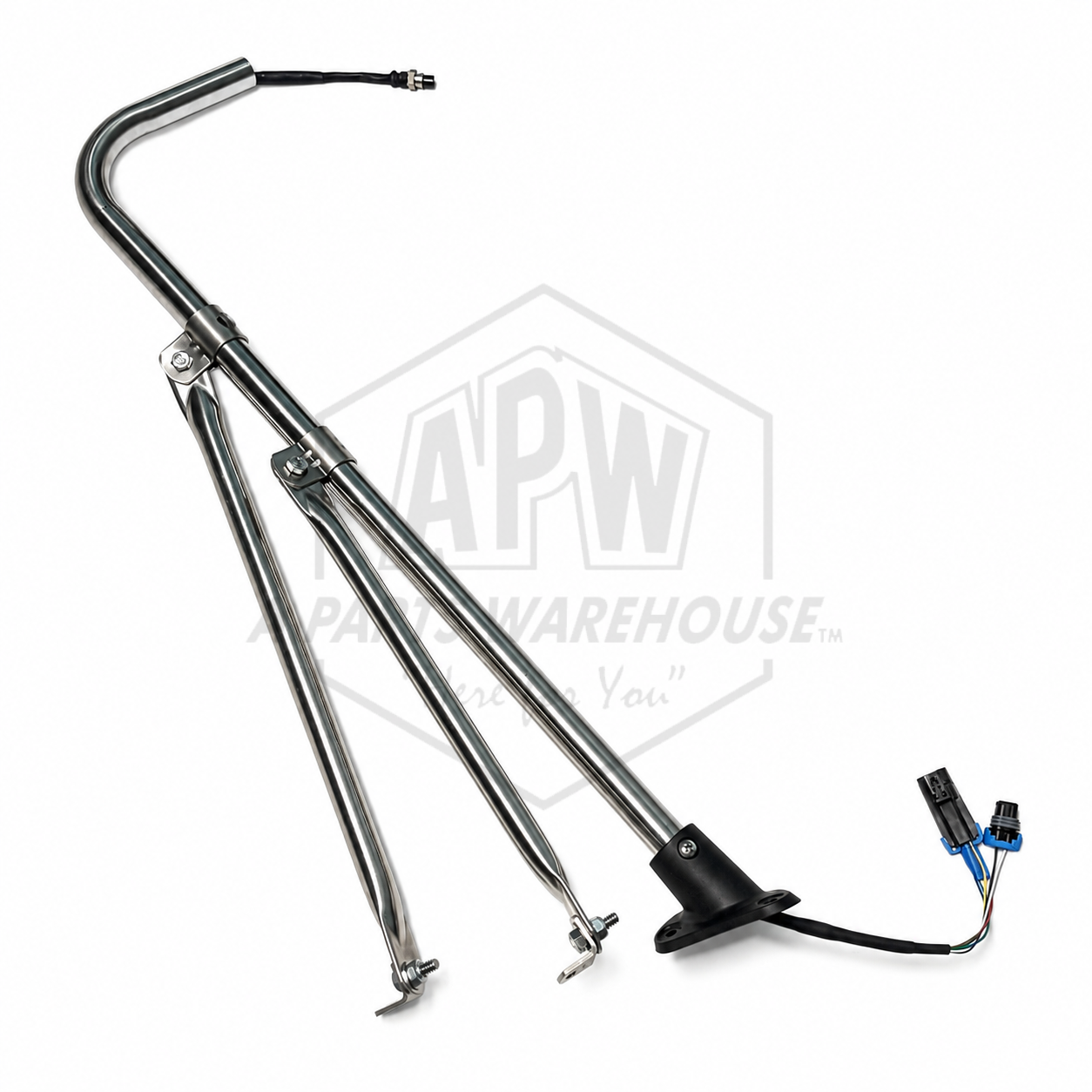 Crossview Mirror Arm Assembly, C2 2024+, Passenger Side, Heated, Stainless Steel