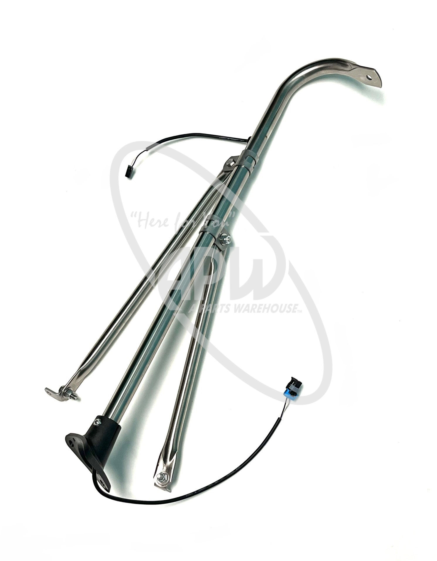 C2 Passenger Side Arm Assembly, Heated, Stainless Steel 2024+