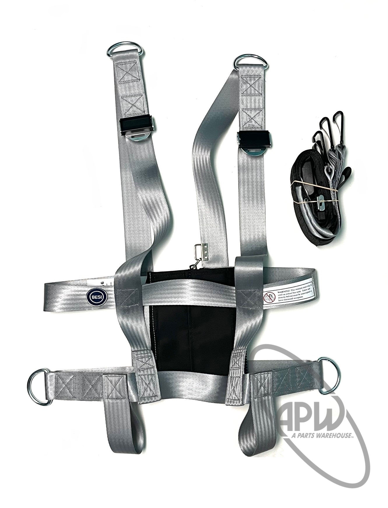 Universal Besi Vest with Inserts, ZIP CLIP, Seat Mount - Large