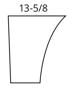 Thomas C2 Lower Panels 13 5/8" Multiple Hight