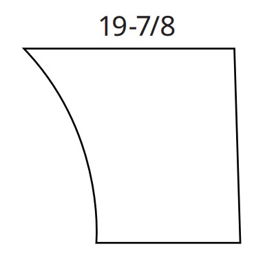 Thomas C2 Lower Panels 19 7/8" Multiple Hight
