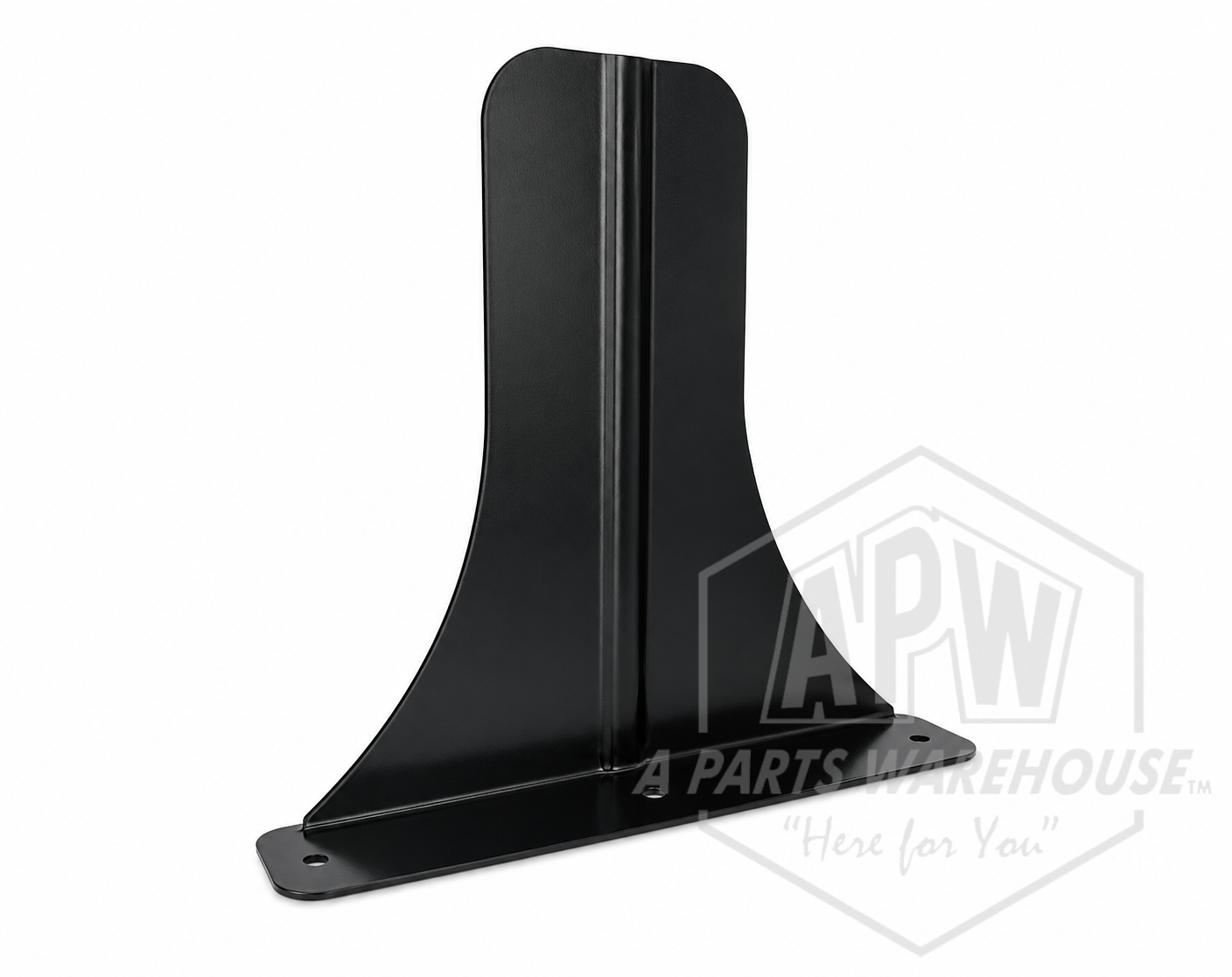 Trash Can Mounting Bracket Powder Coated Black