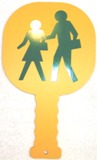 Crossing Guard Paddle People/Stop
