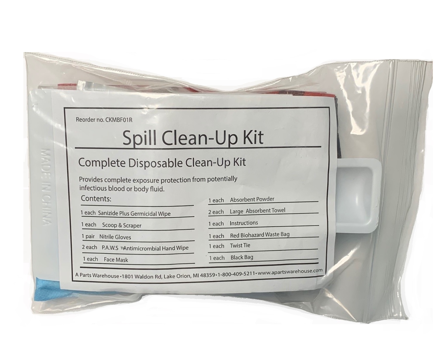 National Standard Body Fluid Kit School Bus Parts for Sale A Parts