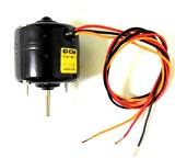 Single Shaft Blower Motor 1/4" Shaft CW 2 Speed, 3 Wire