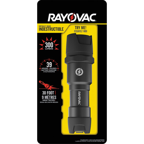 Rayovac 3AAA LED Virtually Indestructible Flashlight