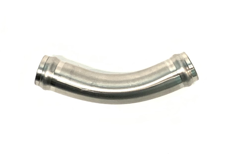 Stainless Hose Coupler 45 Degree Bend, 1" 