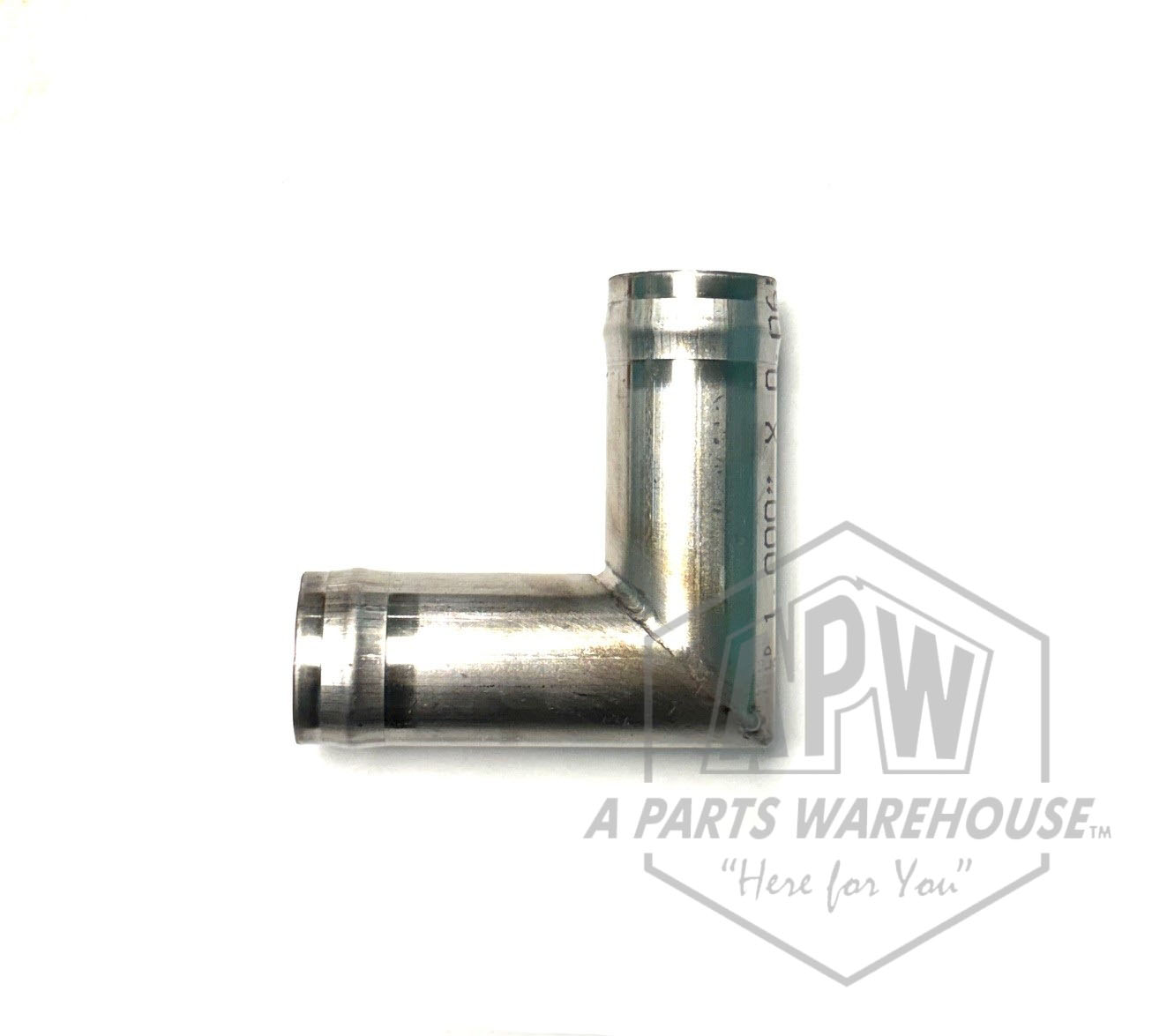 Stainless 90 Degree Hose Coupler, 1", Tight Bend