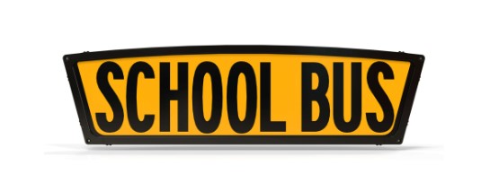 Illuminated School Bus Signs | School Bus Parts for Sale | A Parts ...