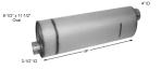 Muffler Offset 3.5" - 4" International