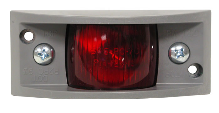 Peterson Armored Clearance/ Side Marker Light RED