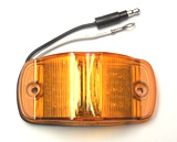 Clearance Marker Light  4" Combination Amber LED