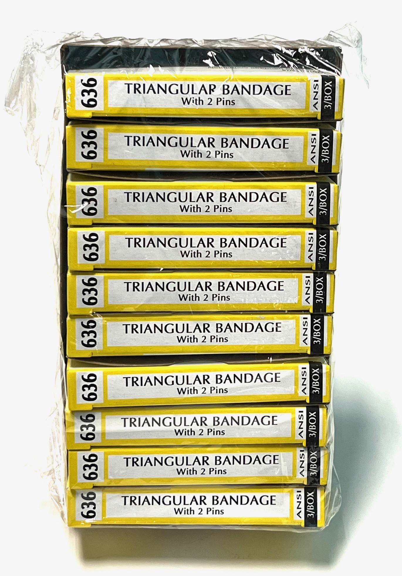 #636 Triangular Bandage w/ Pins